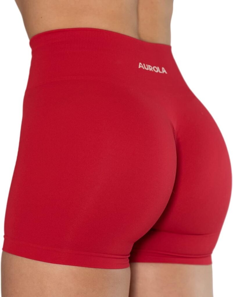 AUROLA Dream Collection Workout Shorts for Women Scrunch Seamless Soft High Waist Gym Shorts