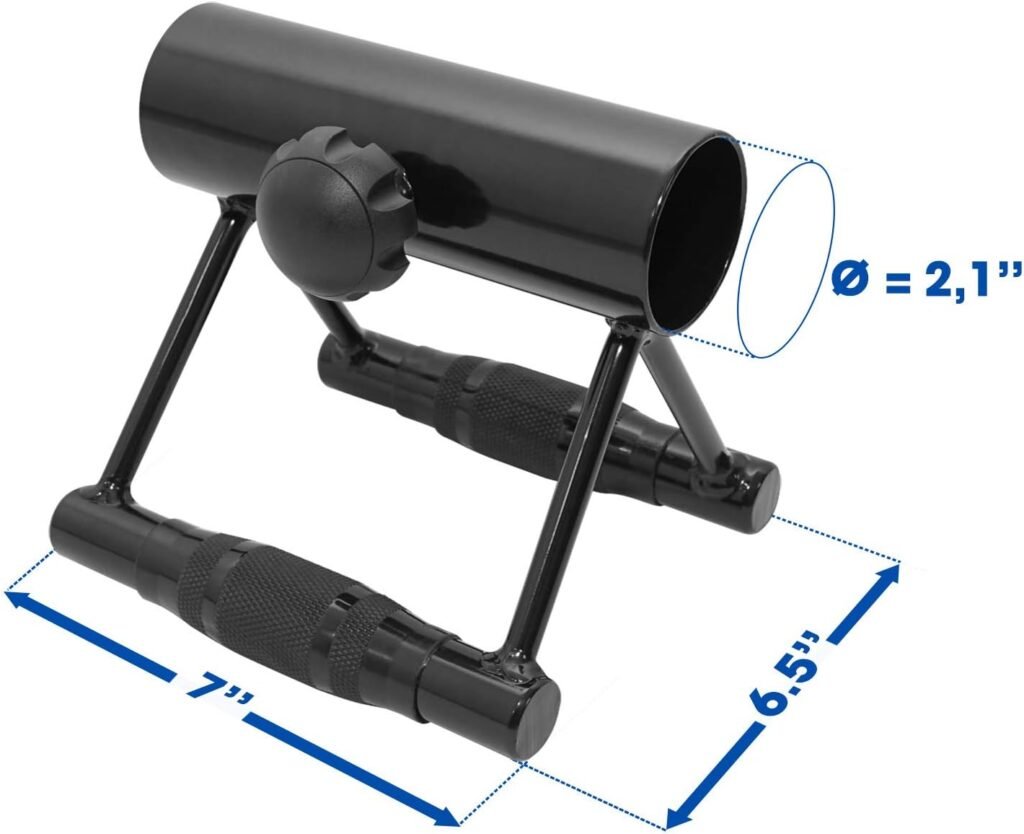 Yes4All 360° Swivel T-Bar Row Platform - Landmine Handle Attachment, Fits 1” Standard Bar and 2” Olympic Bar